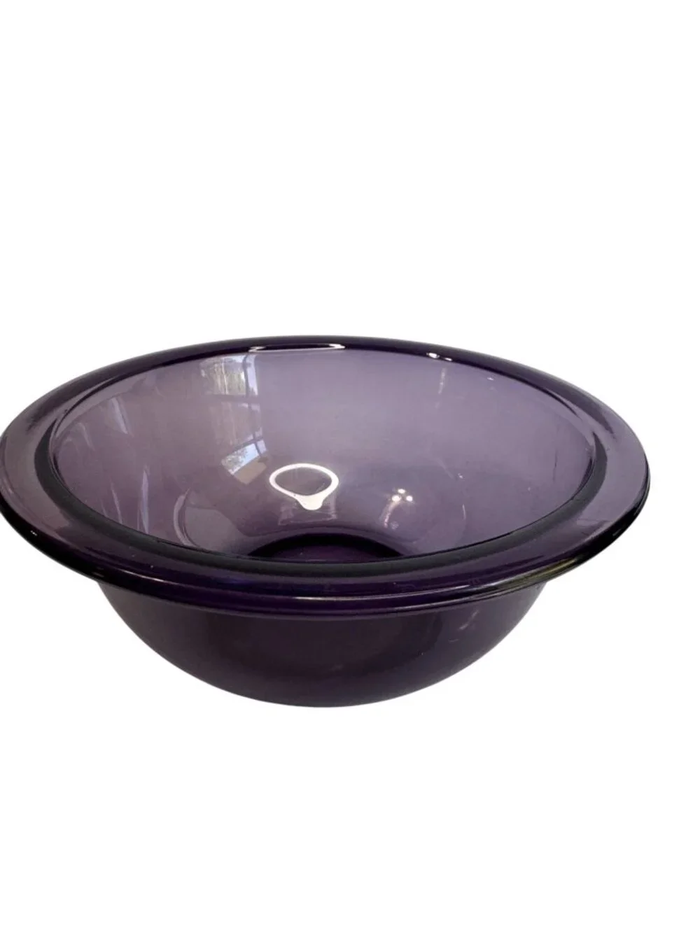 Vintage Pyrex Amethyst Purple Glass #322 1 Qt Mixing Bowl 7